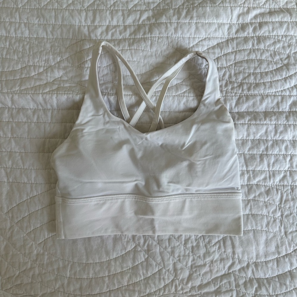 Lululemon Athletica White Sports Bra